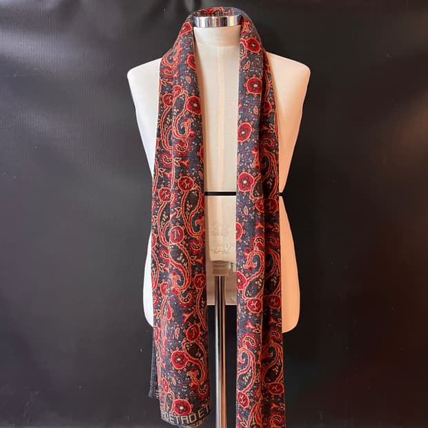 에트로 대형 울 실크 자카드 숄 머플러