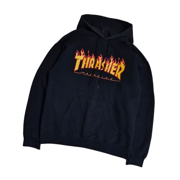 트레셔 빅로고 후드티