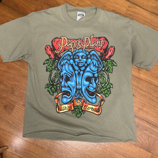 Page&plant 밴드티셔츠 빈티지 투어티셔츠