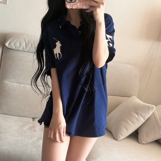 폴로 랄프로렌 빅포니 딥블루 반팔 