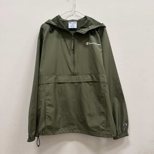 챔피온 카기 아노락 반집업 바람막이 