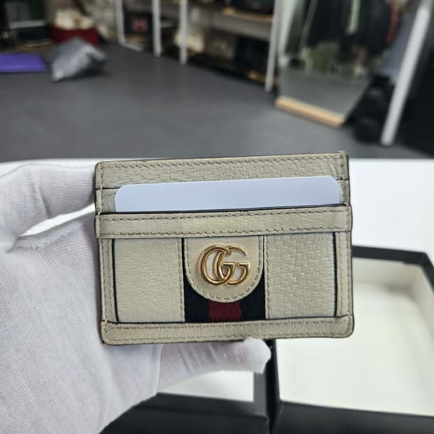 [40%할인] 구찌 마몬트 삼선 카드지갑