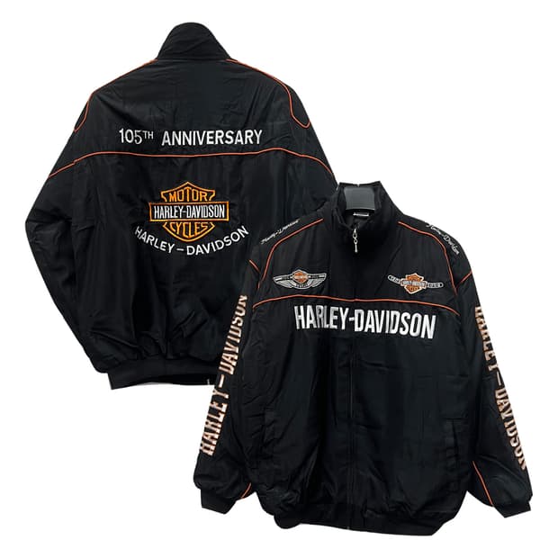 VTG 할리 데이비슨 레이싱 점퍼 자켓 L