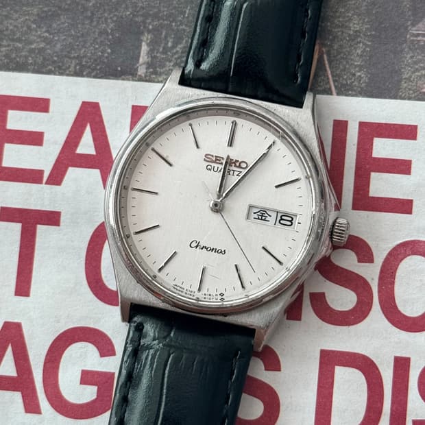 Seiko 세이코 Chronos Quartz Day-Date