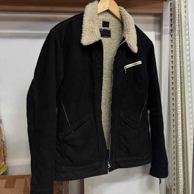 넘버나인x Lee 투웨이 보아 양털 자켓