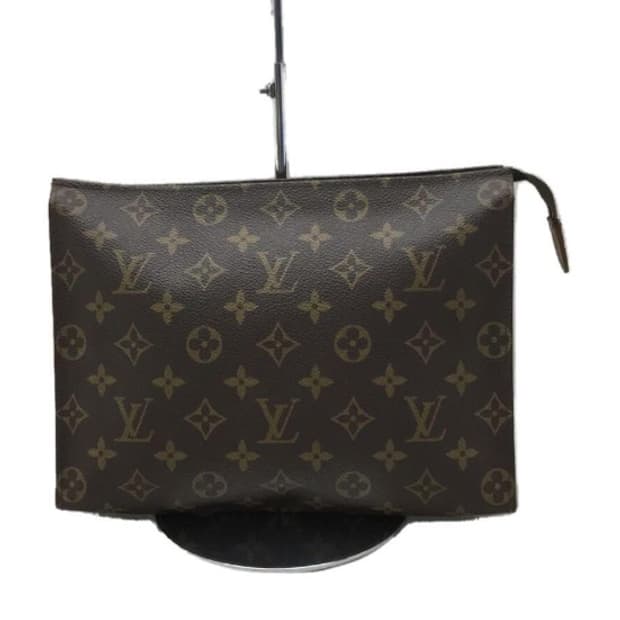 [정품] 루이비통 클래식  캔버스 베이지 파우치 