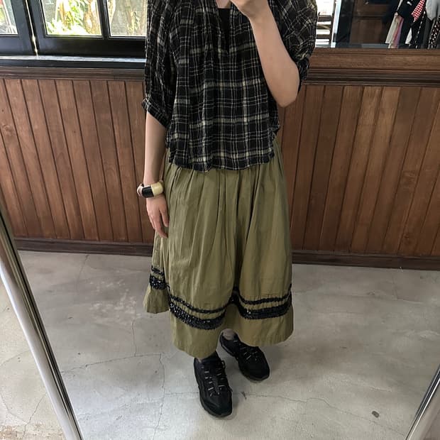 ISABEL MARANT ETOILE check blouse