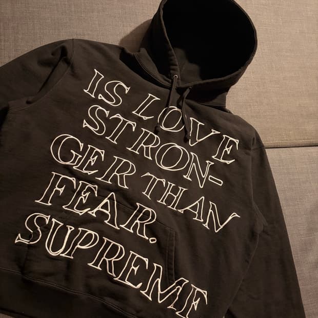 Supreme CPFM Stonger than fear Hoodie