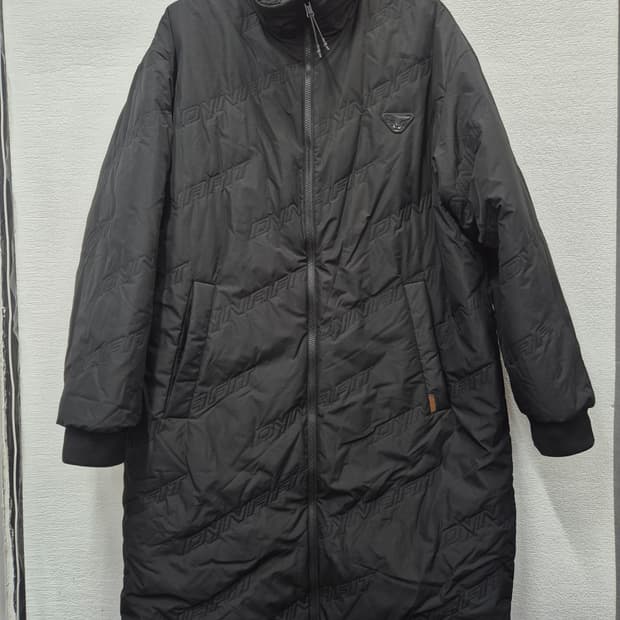 다이나핏 양면 뽀글이 롱패딩 블랙 / 105