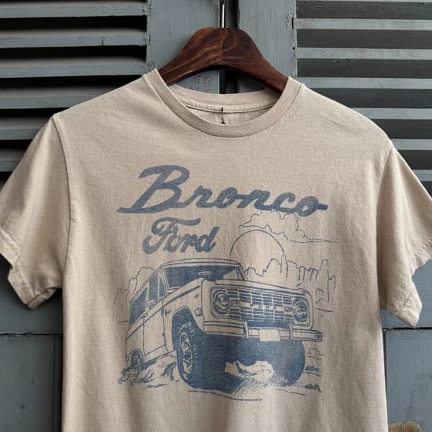 [XS]USA 빈티지 Ford Bronco 그래픽 티셔츠