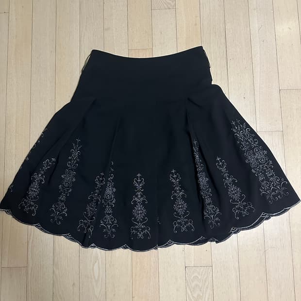 공겜 여주깔 고딕 스커트