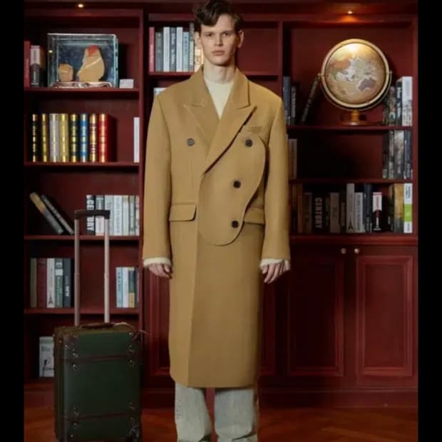 STU 에스티유 더블패치 코트 카멜 L 판매