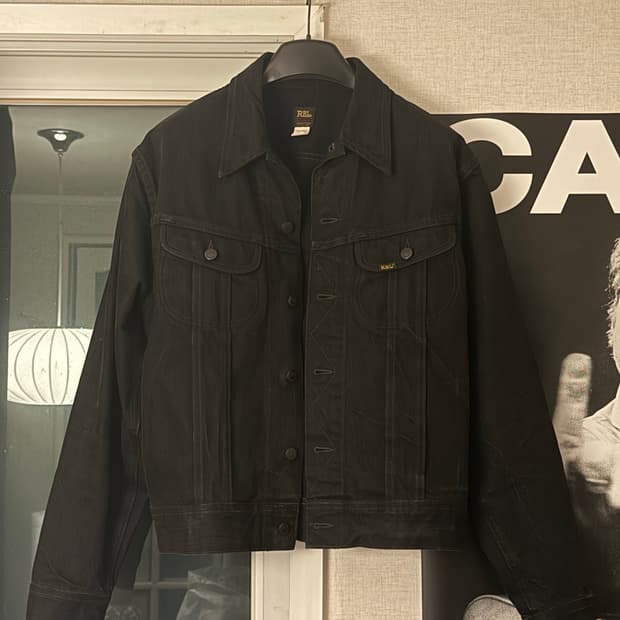 L) RRL lot 271 자켓 구형 블랙