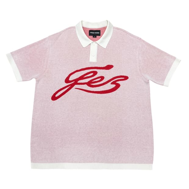 예스아이씨 오버핏 카라 반팔 니트 XL