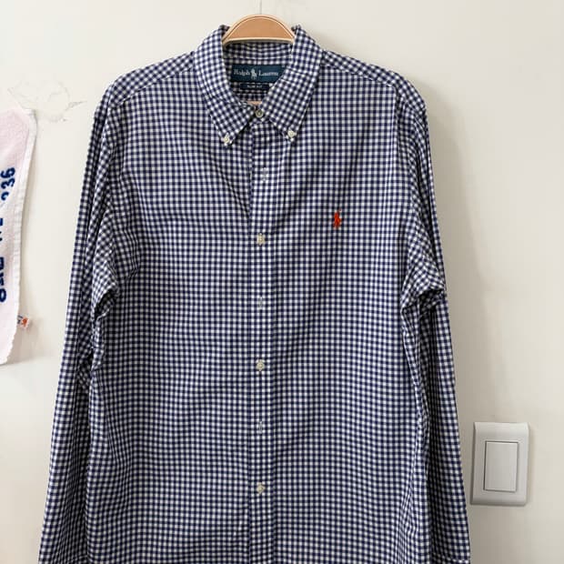 225. 폴로 체크 셔츠