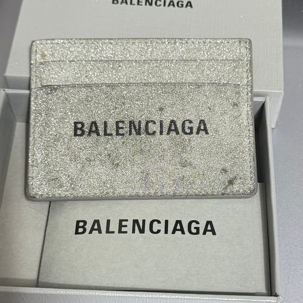 발렌시아가 글리터 카드지갑