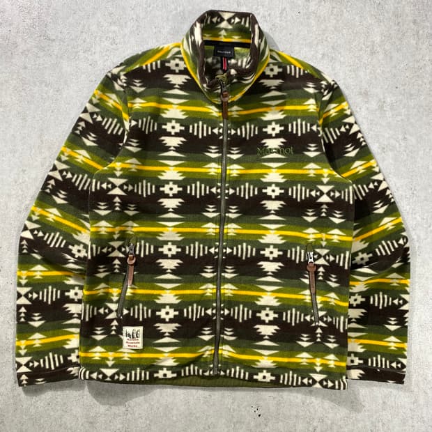 [L] Marmot 마모트 에스닉 나바호 패턴 플리스 자켓