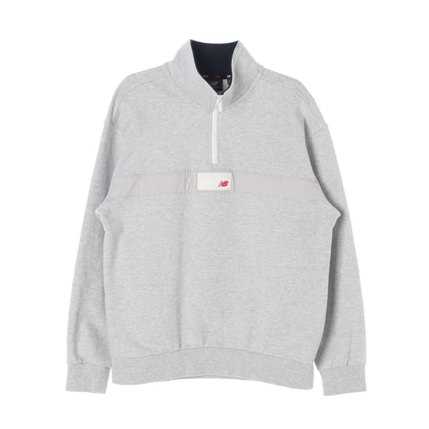 NEW BALANCE 뉴발란스 반집업 맨투맨 (S)