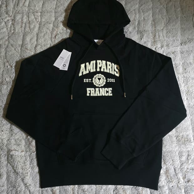아미 파리스 프랑스 후드티 티셔츠
블랙 XL사이즈(국내 105)
