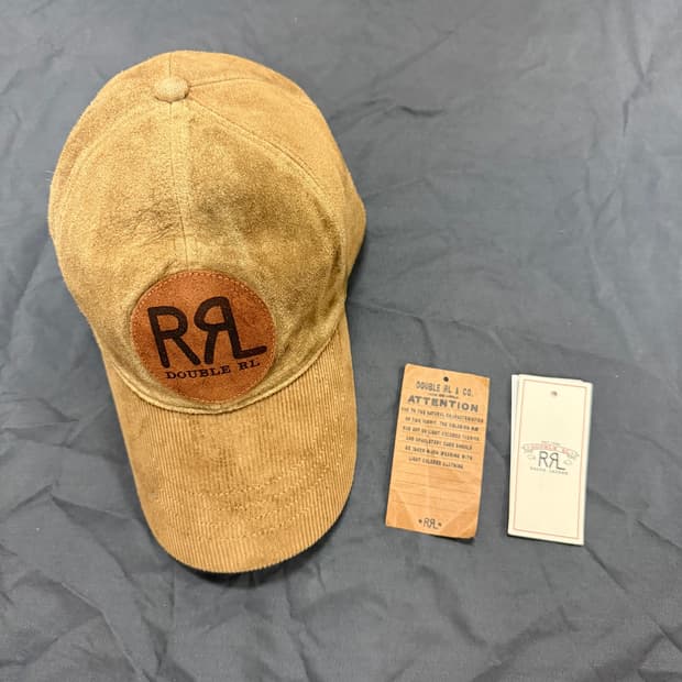 RRL 러프아웃 스웨이드 볼캡