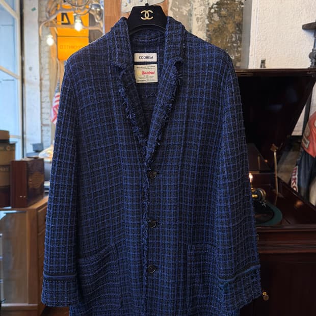 코헨 요네토미 트위드 코트자켓