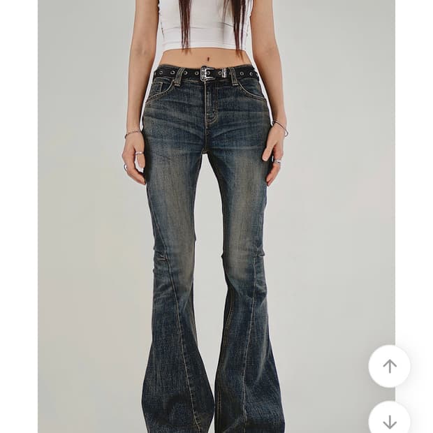 시크윈 빈티지 워싱 청바지