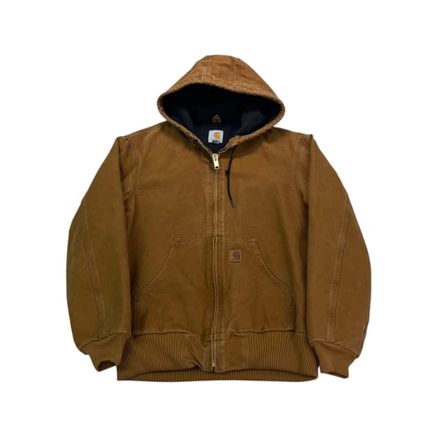 100 칼하트 J130 샌드스톤 액티브 워크자켓