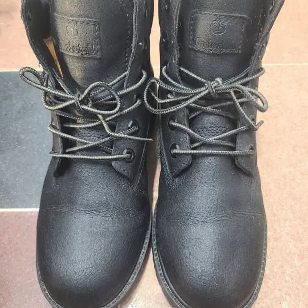 팀버랜드 6인치 워커 부츠 240 블랙