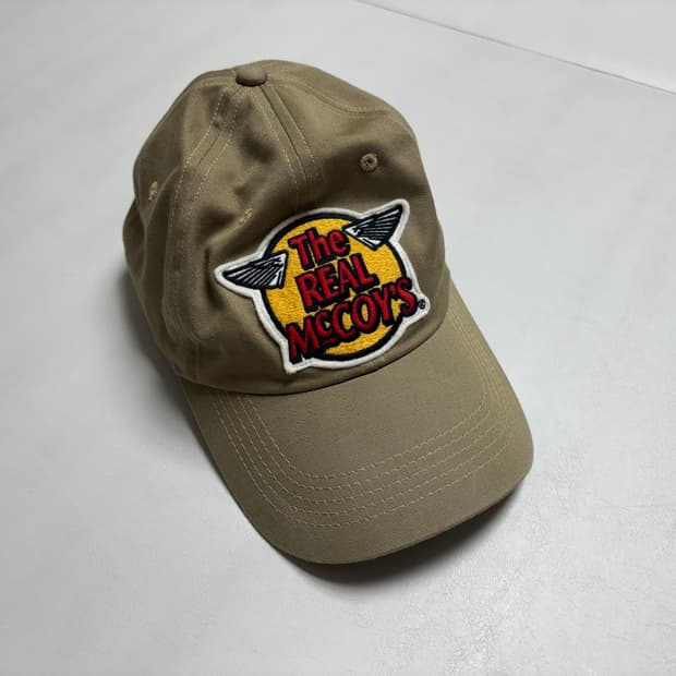 리얼맥코이 볼캡 카키 베이지