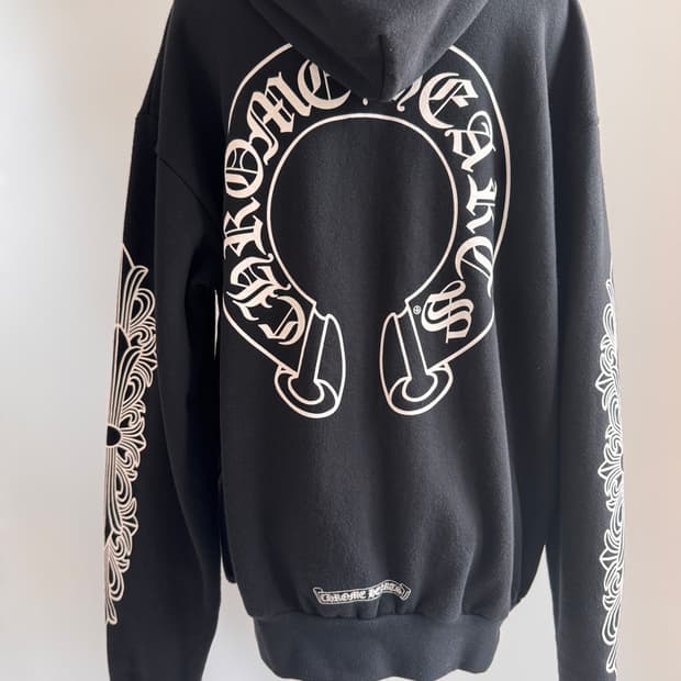Chrome Hearts 홀스슈 플로랄 후드집업 s 