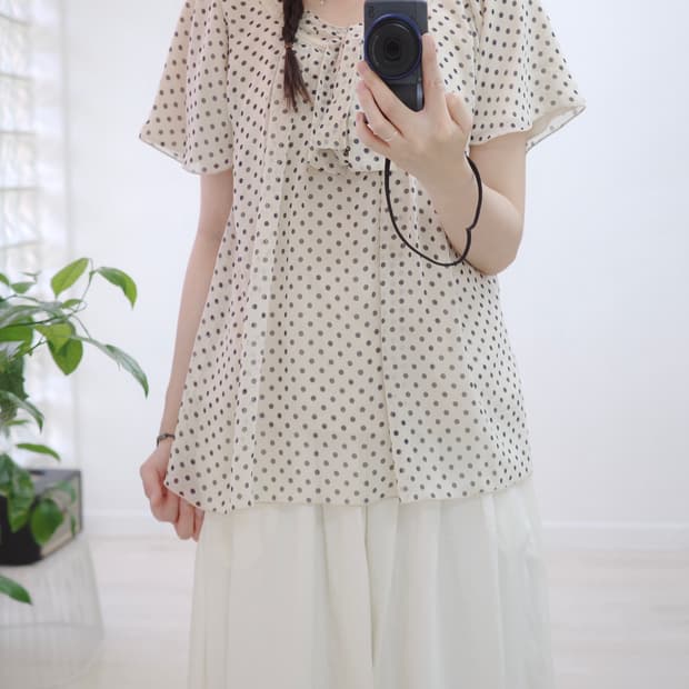 Grove dot blouse