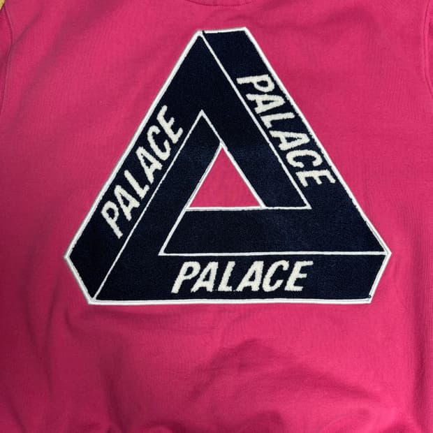 [XL]팔라스 셔닐 트라이퍼그 크루 베리 레드 - 24FW 