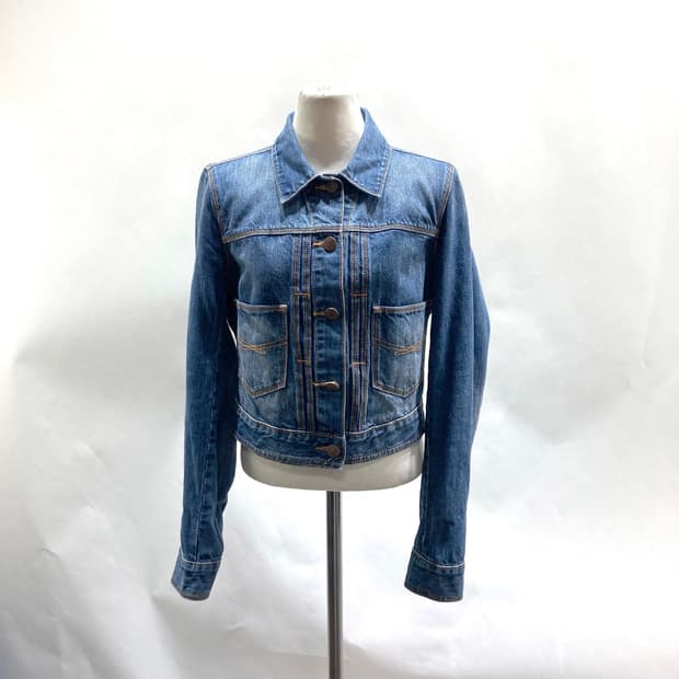 GAP 갭 여성 크롭청자켓 S 
