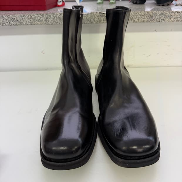 새제품) 조셉트 블랙 가죽 첼시 부츠 280