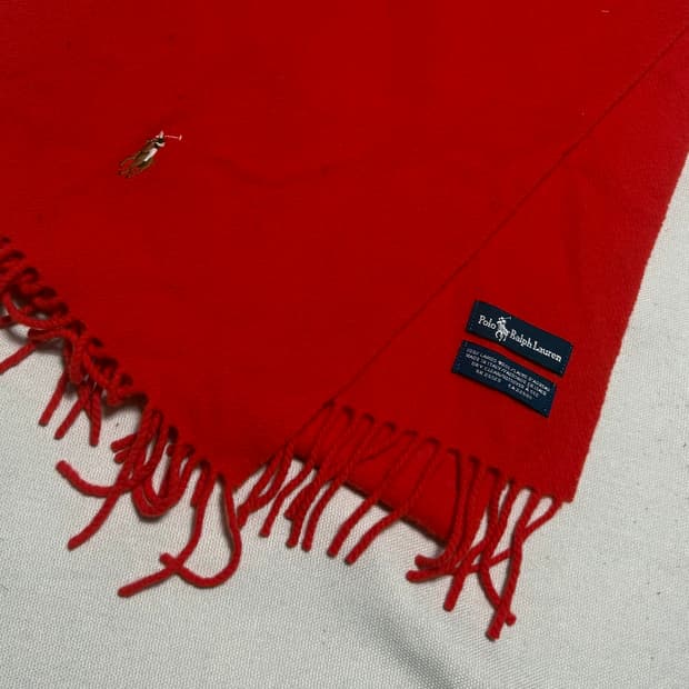 OS 폴로랄프로렌 멀티 포니 램스울 래드 머플러