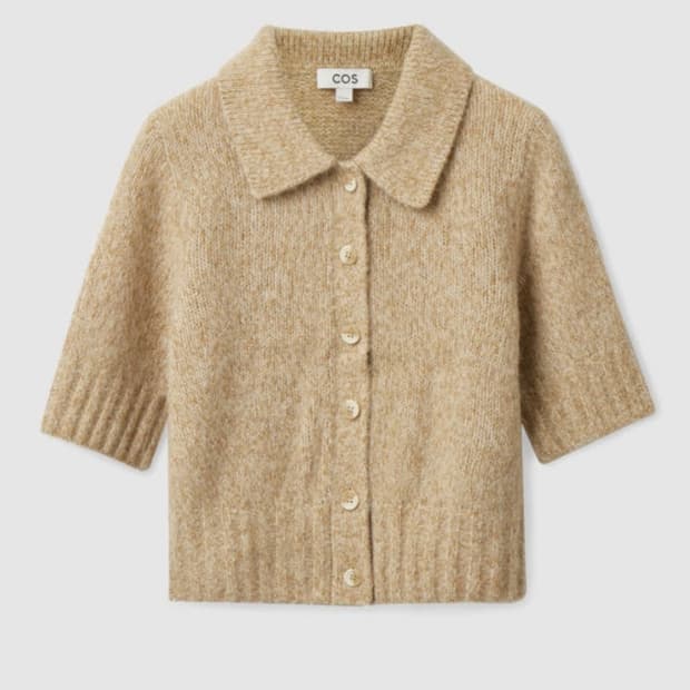 Cos 숏 슬리브 가디건 xs