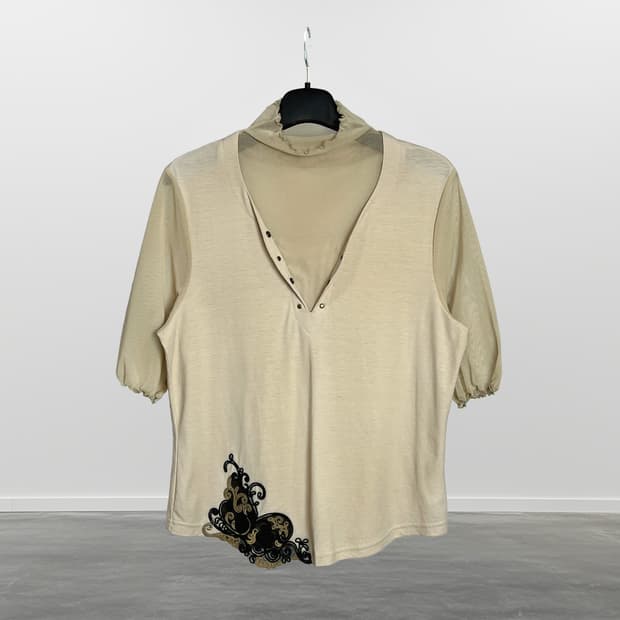 CHAMOIS DEPO 디테일 반팔티 
