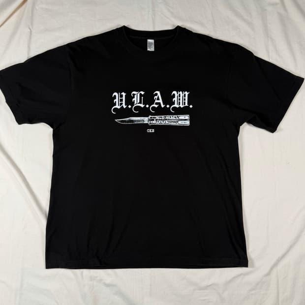 ULAM 락밴드 반팔 티셔츠 반팔티