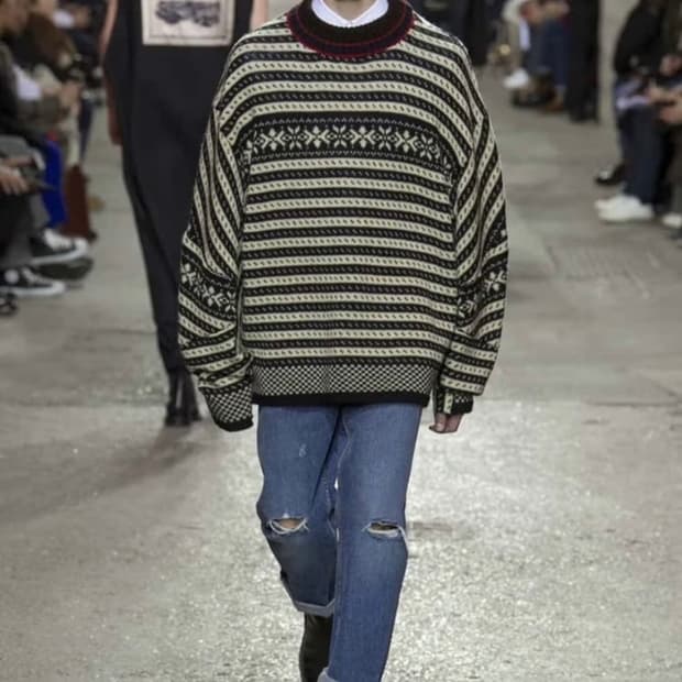 드리스반노튼 디스로이트 데님 진