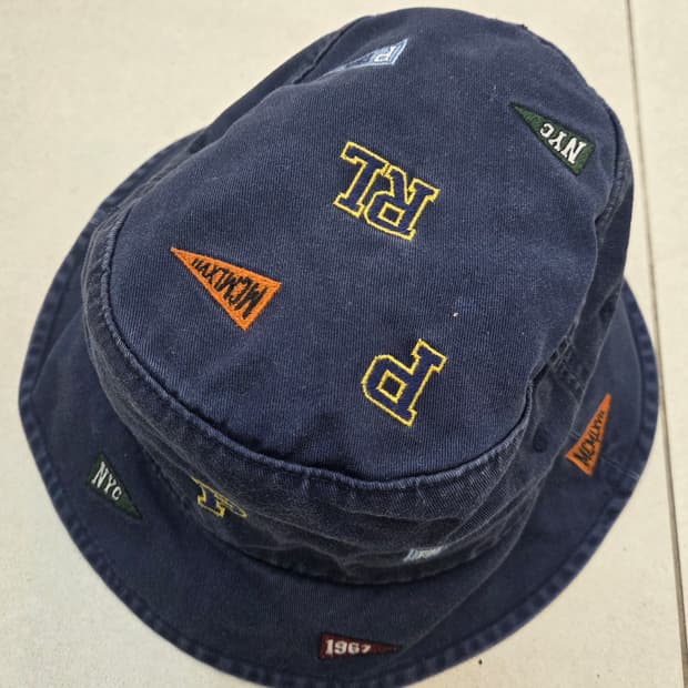 폴로 랄프로렌 자수 버킷햇