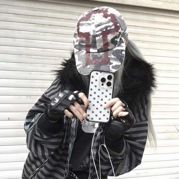 크로스 페인팅 모자