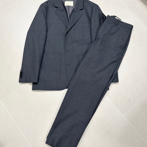 포터리 울 스포츠 셋업 2/3size 다크그레이