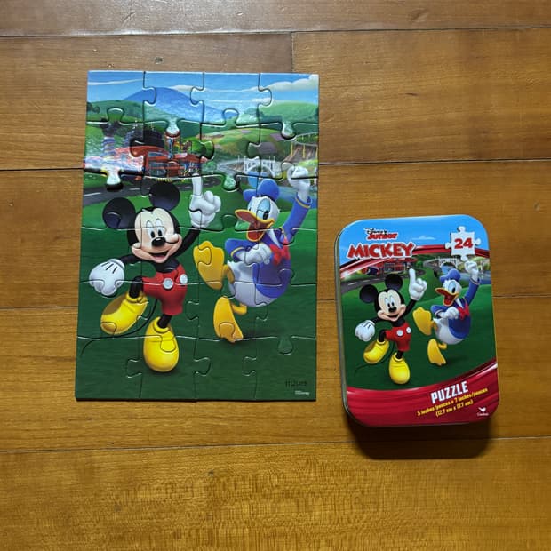 디즈니 미키마우스 도날드덕 퍼즐 인테리어 소품