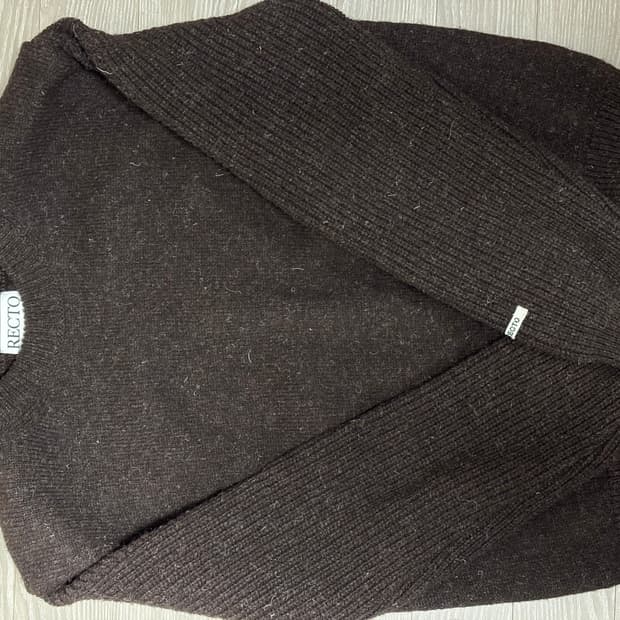 렉토 셰틀랜드 울 니트 L