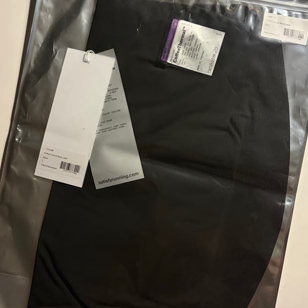 새티스파이 저스티스 커피써멀 베이스레이어 블랙 L