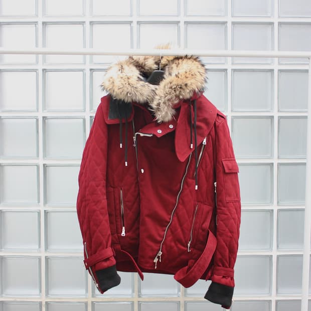 발망 balmain AW 2012 라쿤 퍼 파카  