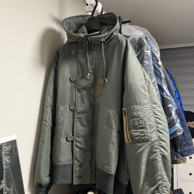 Marka 마카 N-2B 블루종 세이지 그린 3사이즈