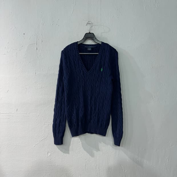 폴로랄프로렌 브이넥 니트 여성L