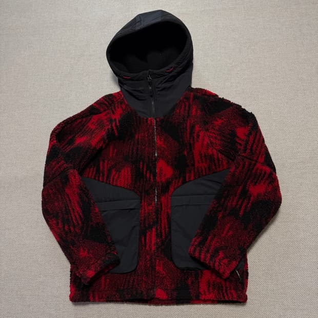 스파이더 풀오버 플리스 후드자켓