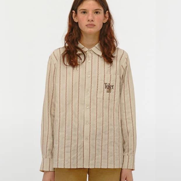 테켓 스프라이트 셔츠 베이지